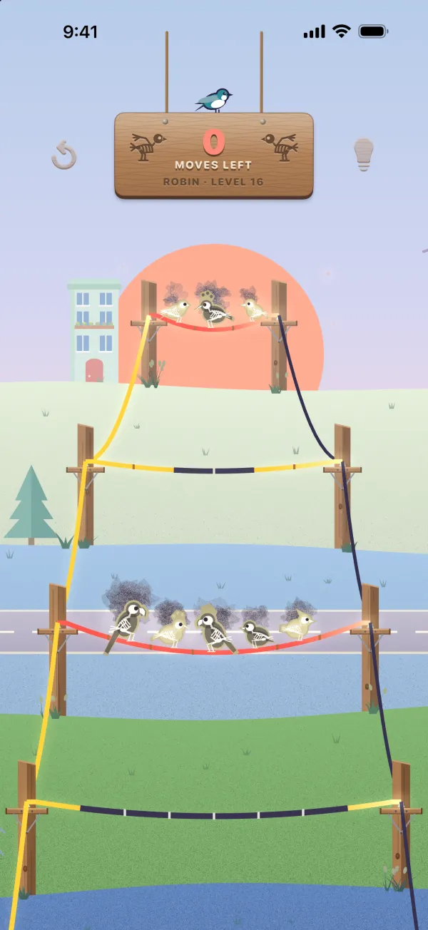 A wrong throw: birds left on bare copper get a cartoon shock.